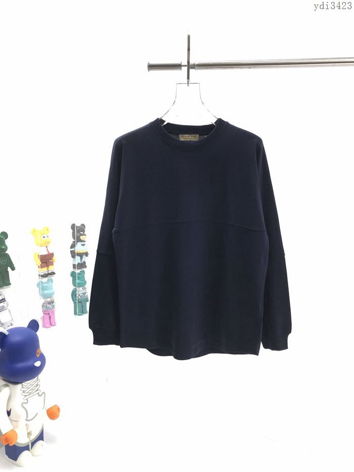 Burberry男裝 巴寶莉新款背後印花LOGO棉質圓領衛衣 男女同款  ydi3423