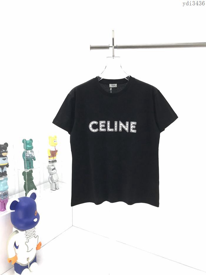 CELINE男裝 賽琳20SS膠囊系列柳丁裝飾短袖 寬鬆版型  ydi3436