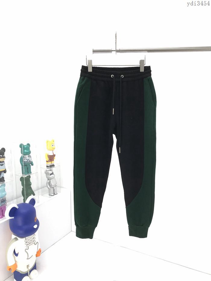 Balenciaga男裝 巴黎世家秋冬新款撞色拼接加厚衛褲  ydi3454
