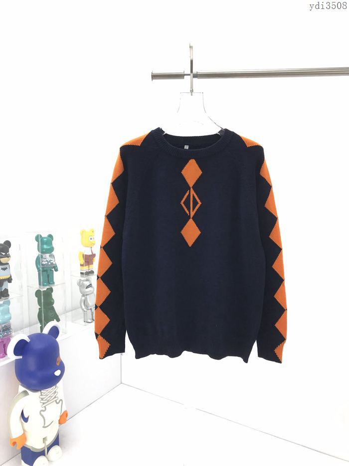 Gucci男裝 古奇2020最新爆款菱格提花圖案針織毛衣  ydi3508