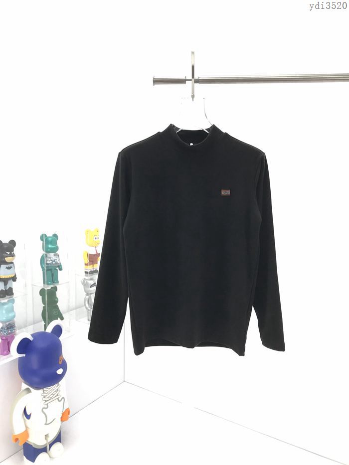Dior男裝 迪奧秋冬新款小鐵標貼飾半高領長袖打底衣 高版本男女同款  ydi3520