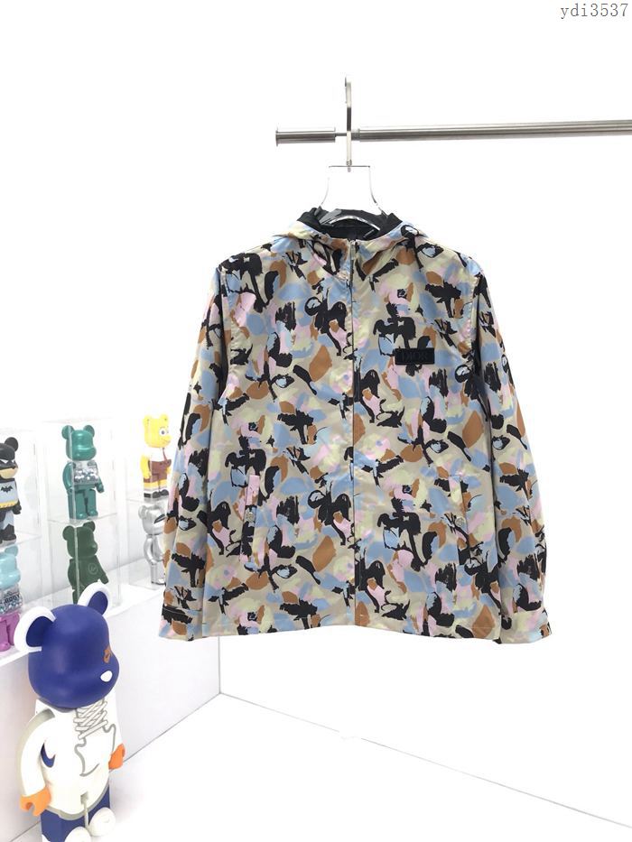 Dior男裝 迪奧2020秋冬秀場新款連帽風衣 官網最新花卉系列  ydi3537
