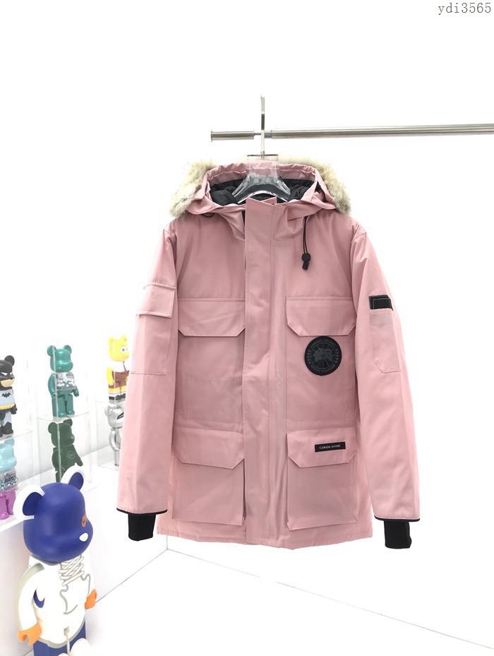 Canada Goose女款羽絨服 加拿大鵝限量款08粉色羽絨服  ydi3565