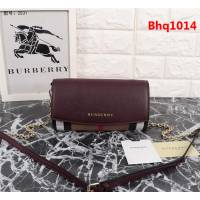 BURBERRY巴寶莉 博柏利Horseferry 格紋拼皮革錢夾 小型手袋 2531  Bhq1014