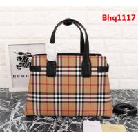 BURBERRY巴寶莉 托特包款 班納手袋 Vintage 復古格紋 可手提斜背  Bhq1117