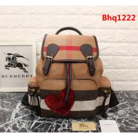 BURBERRY巴寶莉 時裝秀主打配飾 Canvas格紋雙肩包 391222  Bhq1222