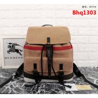 BURBERRY巴寶莉 Canvas格紋棉布混紡 雙肩包 麻布39191  Bhq1303