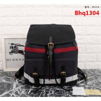 BURBERRY巴寶莉 Canvas格紋棉布混紡 雙肩包 麻布39191  Bhq1304