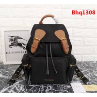 BURBERRY巴寶莉 中號 The Rucksack軍旅背包 3D立體徽標 多功能雙肩包  Bhq1308