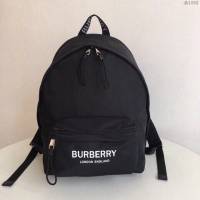Burberry專櫃新款雙肩包 巴寶莉新款黑色尼龍雙肩包  db1068
