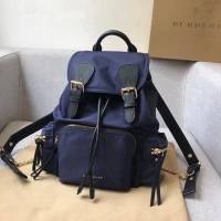 Burberry專櫃新款雙肩包 巴寶莉升級版Rucksack軍旅背包  db1108