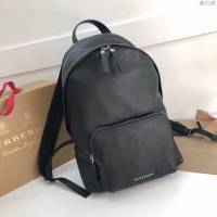 Burberry專櫃新款雙肩包 巴寶莉全牛皮雙肩後背包  db1128