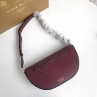 Burberry專櫃新款女包 巴寶莉時裝秀款全皮肩背包  db1170