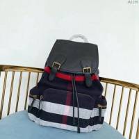 Burberry專櫃新款雙肩包 巴寶莉大號The Rucksack軍旅背包  db1199
