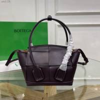 Bottega veneta高端女包 KF008 寶緹嘉新款Arco29 黑加紫 BV經典款mini平紋皮編織女手提包  gxz1124