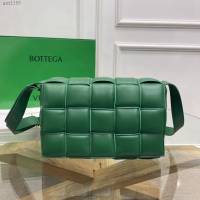Bottega veneta高端女包 96006 寶緹嘉綠色羊皮枕頭包肩背包 BV經典款Cassette枕頭包  gxz1189