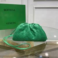 Bottega veneta高端女包 98061 寶緹嘉升級版小號編織雲朵包 BV經典款純手工編織羔羊皮女包  gxz1254
