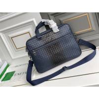 Bottega veneta高端男包 98014 寶緹嘉手工編織原廠進口胎牛皮男士手袋 BV經典款男士手提公事包  gxz1368