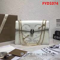 BVLGARI寶格麗 專櫃新品 Serpenti Forever系列 雙層蛇頭包 鏈條單肩斜挎包 B285887 FYD1074