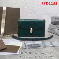 BVLGARI寶格麗 進口牛皮系列 時尚百搭 單肩斜挎包 39174 FYD1133