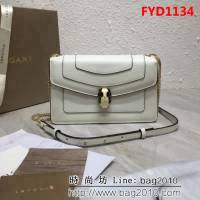 BVLGARI寶格麗 進口牛皮系列 時尚百搭 單肩斜挎包 39174 FYD1134