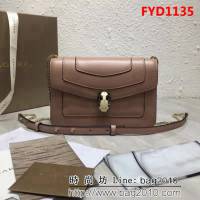 BVLGARI寶格麗 進口牛皮系列 時尚百搭 單肩斜挎包 39174 FYD1135