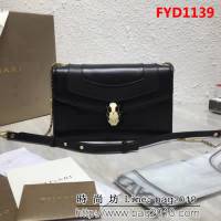 BVLGARI寶格麗 進口牛皮系列 時尚百搭 單肩斜挎包 39174 FYD1139