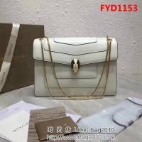 BVLGARI寶格麗 升級版牛皮 時尚百搭 單肩斜挎包 35106 FYD1153