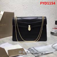 BVLGARI寶格麗 升級版牛皮 時尚百搭 單肩斜挎包 35106 FYD1154
