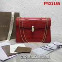 BVLGARI寶格麗 升級版牛皮 時尚百搭 單肩斜挎包 35106 FYD1155