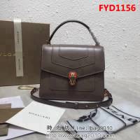 BVLGARI寶格麗 專櫃新款 原單品質 蛇頭扣環 手提單肩斜挎包 可拆卸肩帶 38329 FYD1156