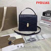 BVLGARI寶格麗 專櫃新款 原單品質 蛇頭扣環 手提單肩斜挎包 可拆卸肩帶 38329 FYD1161