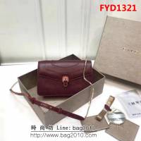 BVLGARI寶格麗 專櫃新款 蛇頭扣環 單層蛇頭包 鏈條單肩斜挎包 B39174 FYD1321