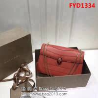 BVLGARI寶格麗 專櫃同步新款 Serpenti雙層琺瑯蛇頭包 鏈條單肩斜挎包 B35362 FYD1334