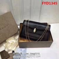 BVLGARI寶格麗 專櫃同步新款 Serpenti雙層琺瑯蛇頭包 鏈條單肩斜挎包 B35362 FYD1345