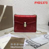 BVLGARI寶格麗 漆皮系列 小號 時尚 鏈條單肩斜挎包 34559 FYD1373