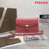 BVLGARI寶格麗 專櫃新款 蛇頭扣環 單層蛇頭包 單肩斜挎包 B39174 FYD1416
