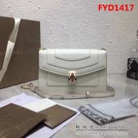 BVLGARI寶格麗 專櫃新款 蛇頭扣環 單層蛇頭包 單肩斜挎包 B39174 FYD1417