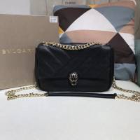 Bvlgari女包 寶格麗2020新款 幾何形狀牛皮鏈條單肩斜挎女包 古力娜紮同款 287993  fyd1566