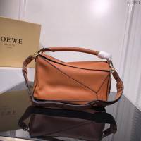 LOEWE女包 0153 專櫃同步 荔枝紋牛皮 羅意威單肩包 女手提包 明星同款  sl2021