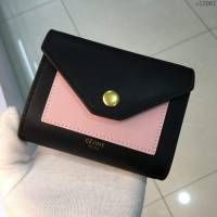 CELINE女包 pocket信封錢包 2106 小牛皮 多功能長錢包 賽琳短款拼色女錢包  sl2067