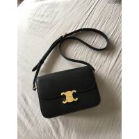 CELINE女包 byhedi新品系列 box皮女單肩包 倒雙C字蝴蝶黃銅鎖扣 賽琳斜挎包  sl2069