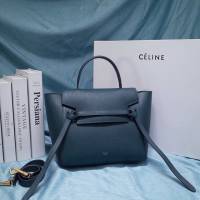 Celine女包 賽琳掌紋牛皮中號手提包 Celine belt bag鯰魚包 189153  slyd2042