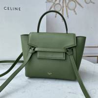 Celine女包 賽琳經典款中號女包 Celine belt bag 掌紋牛皮鯰魚包 189153  slyd2188