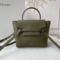 Celine女包 賽琳經典款中號女包 Celine belt bag 掌紋牛皮鯰魚包 189153  slyd2202