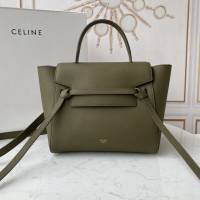 Celine女包 賽琳經典款大號女包 Celine belt bag 掌紋牛皮鯰魚包 189103  slyd2203