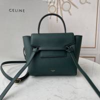 Celine女包 賽琳經典款中號女包 Celine belt bag 掌紋牛皮鯰魚包 189153  slyd2204