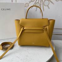 Celine女包 賽琳經典款中號女包 Celine belt bag 掌紋牛皮鯰魚包 189153  slyd2207