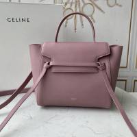 Celine女包 賽琳經典款中號女包 Celine belt bag 掌紋牛皮鯰魚包 189153  slyd2208