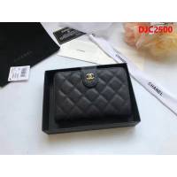 CHANEL香奈兒 海外原單走私貨 進口顆粒壓花牛皮 女款長錢包 A48667  DJC2500